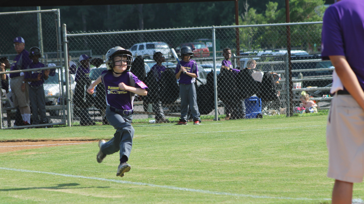 Noah running for home Noah running for home