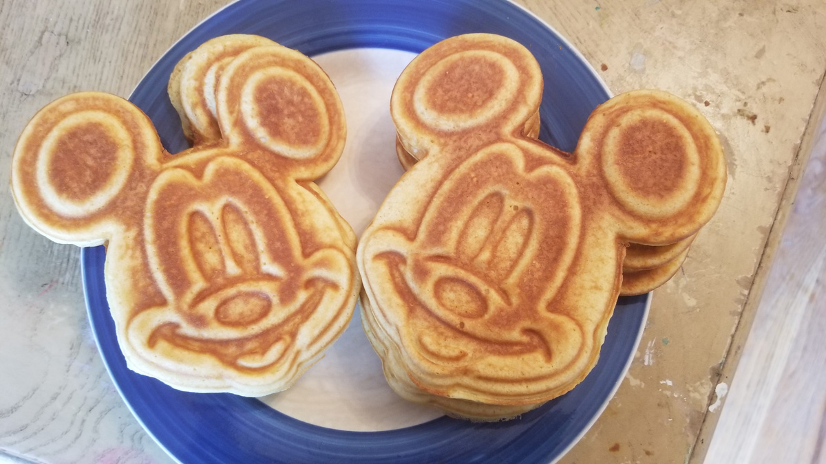 Mickey waffles