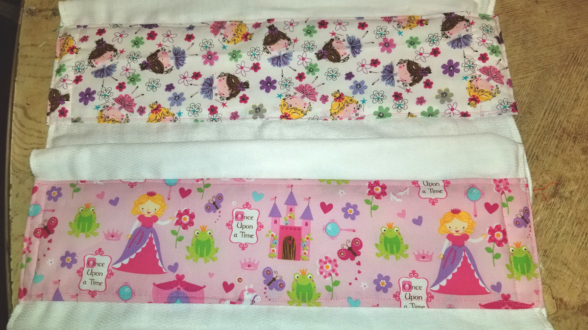 finished burp cloths finished burp cloths