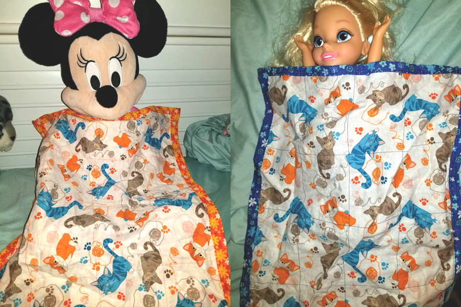 Blankets in action Blankets in action
