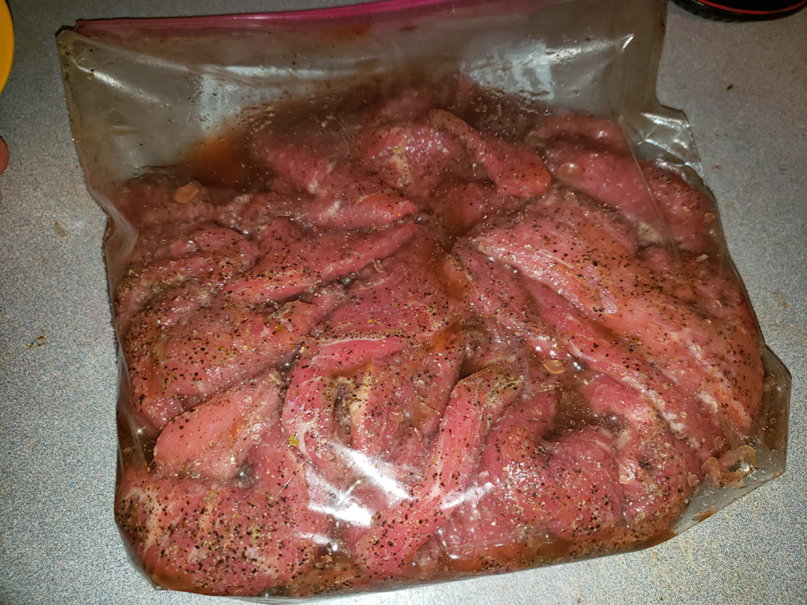 jerky in a baggie