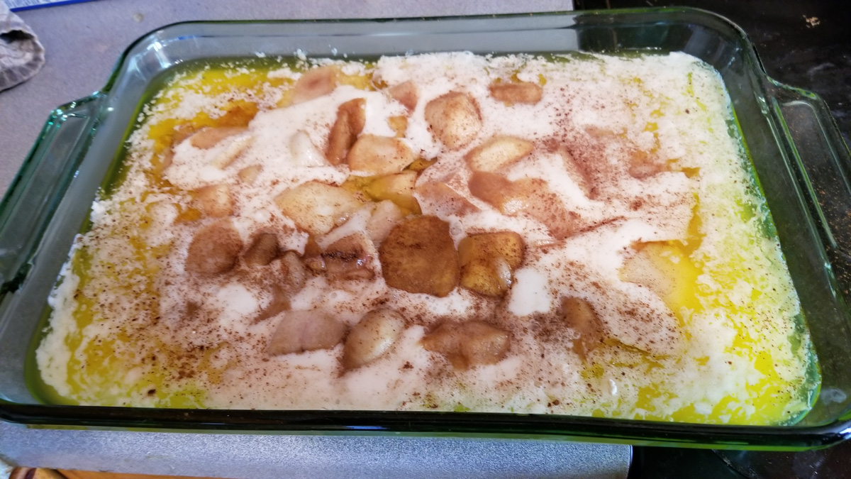 Ready for the oven Ready for the oven