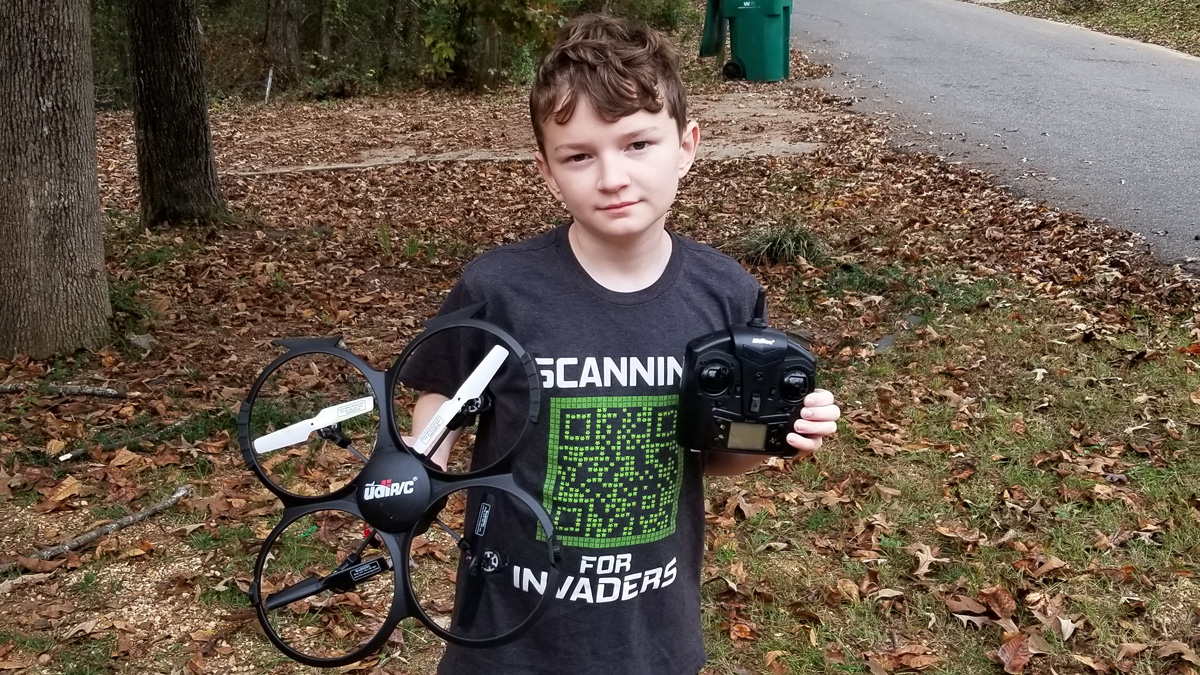 Noah and his drone