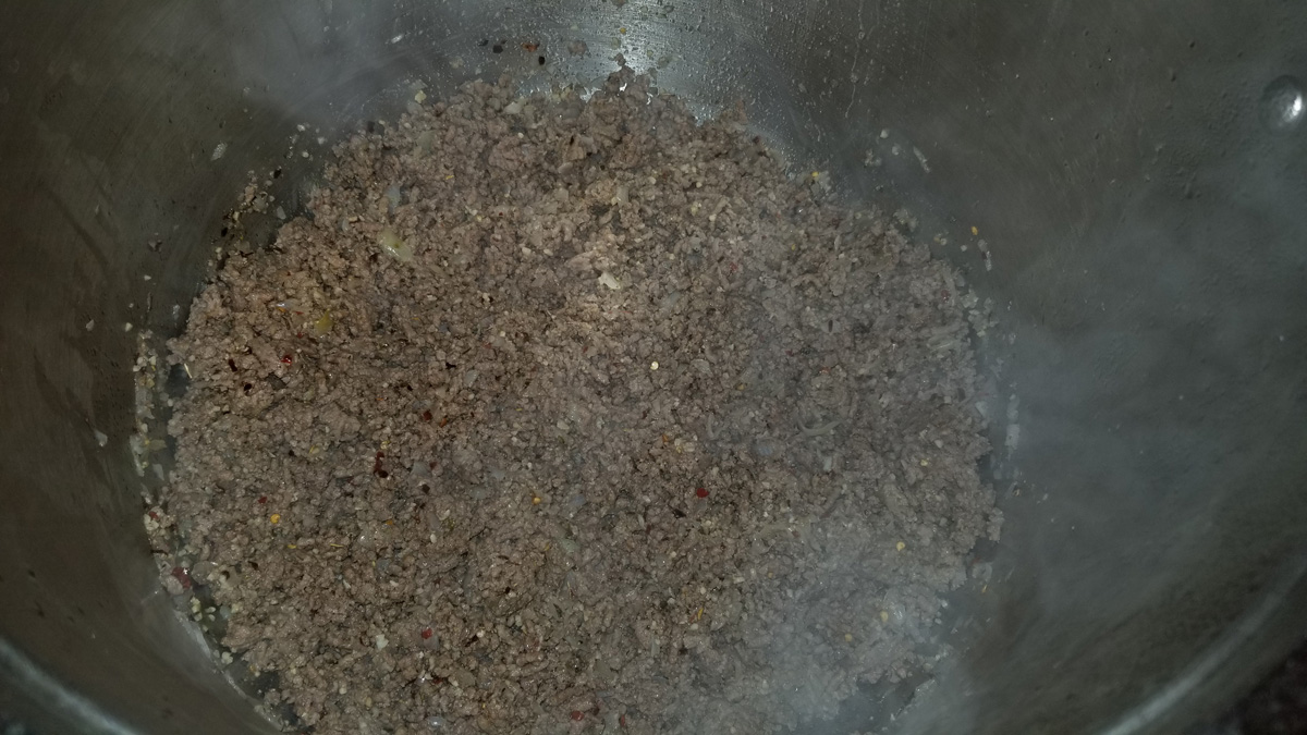 Seasoned ground beef