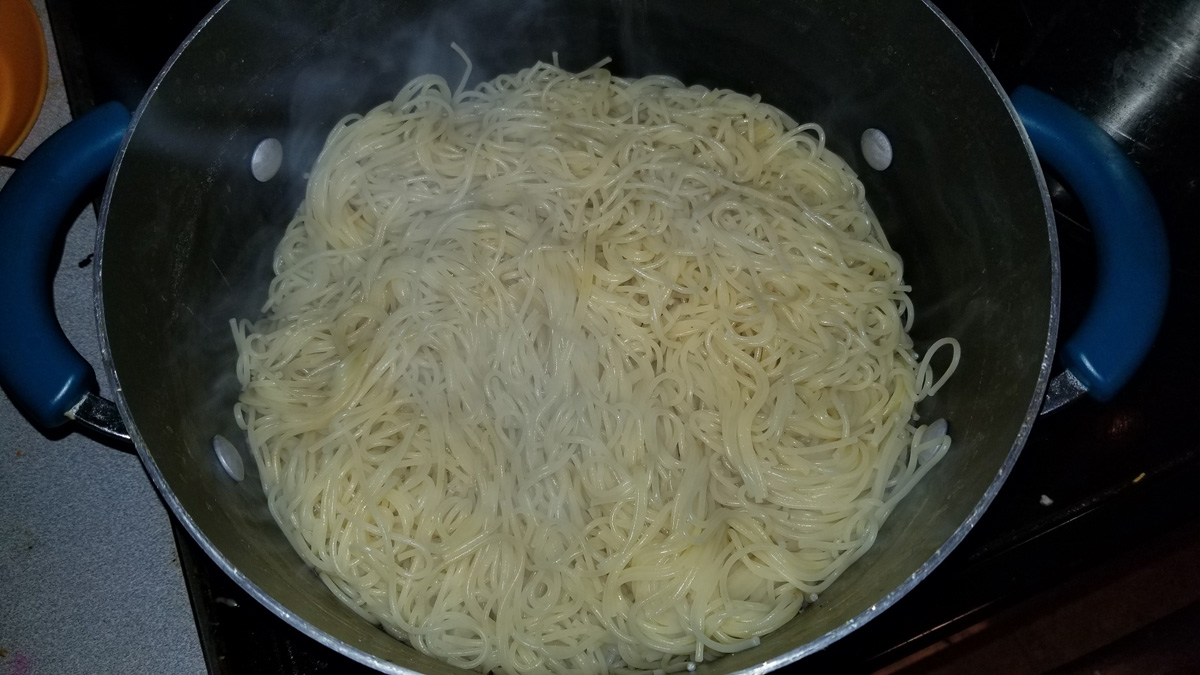 Angel hair pasta Angel hair pasta