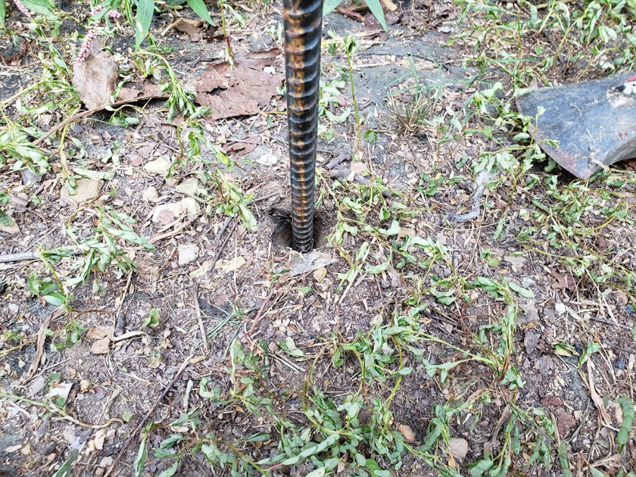 rebar in the hole rebar in the hole
